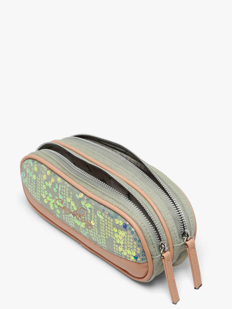 Trousse Enfant 2 Compartiments Vintage Fantasy Cameleon Vert vintage fantasy TROU vue secondaire 1