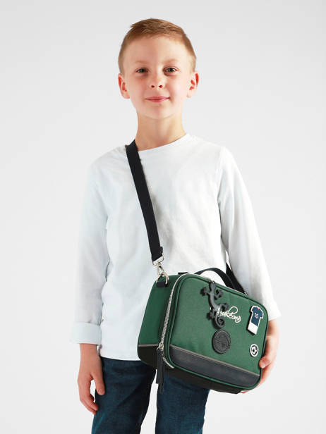 Lunch Bag Cameleon Green vintage urban BL24 other view 1