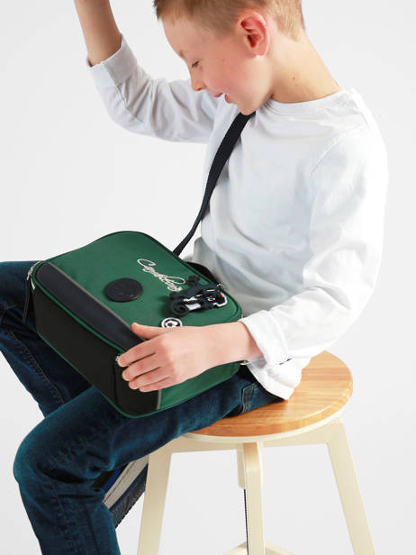 Lunch Bag Cameleon Green vintage urban BL24 other view 2