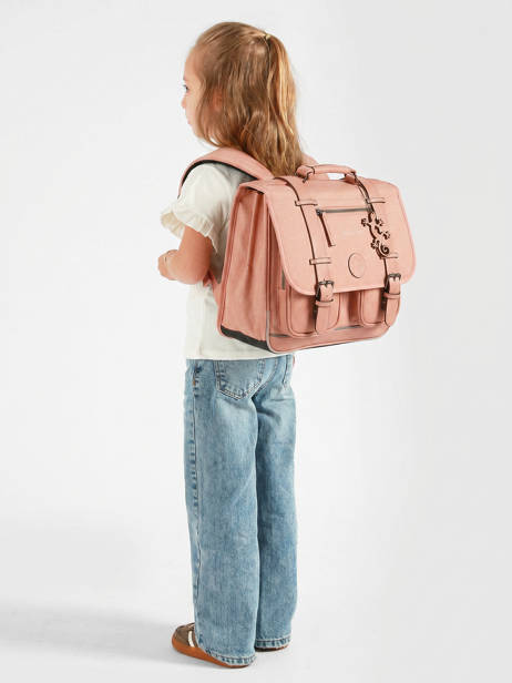 Satchel 2 Compartments Vintage Color Cameleon Pink vintage color CA38 other view 1