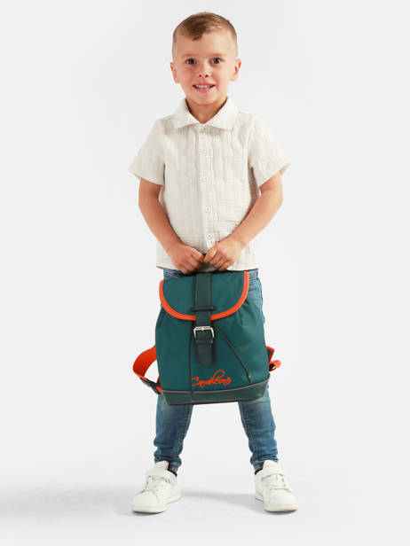1 Compartment Backpack Cameleon Orange vintage urban SD25 other view 2