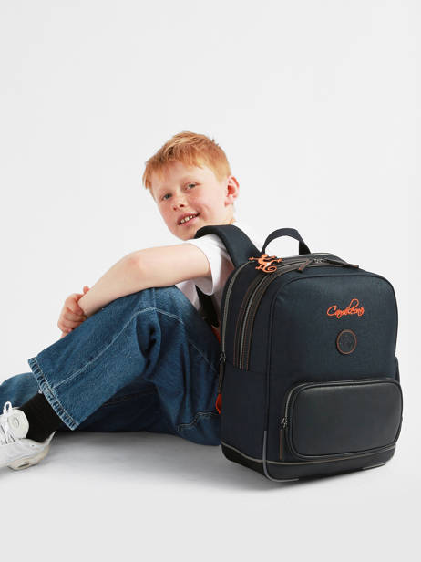 2-compartment Backpack Vintage Urban Cameleon Blue vintage urban SO40 other view 2