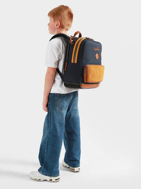 2-compartment Backpack Vintage Urban Cameleon Blue vintage urban SO40 other view 1