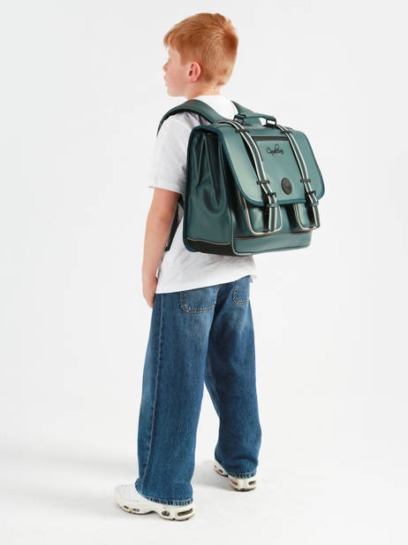 Cartable Vintage North Cameleon Bleu vintage north CA41 vue secondaire 1