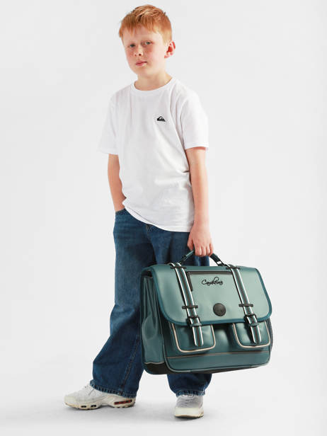 Cartable Vintage North Cameleon Bleu vintage north CA41 vue secondaire 2
