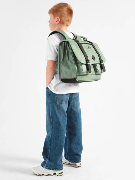 Vintage North Satchel Cameleon Green vintage north CA41 other view 1