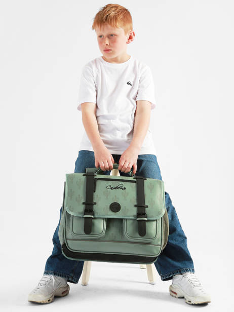 Vintage North Satchel Cameleon Green vintage north CA41 other view 2
