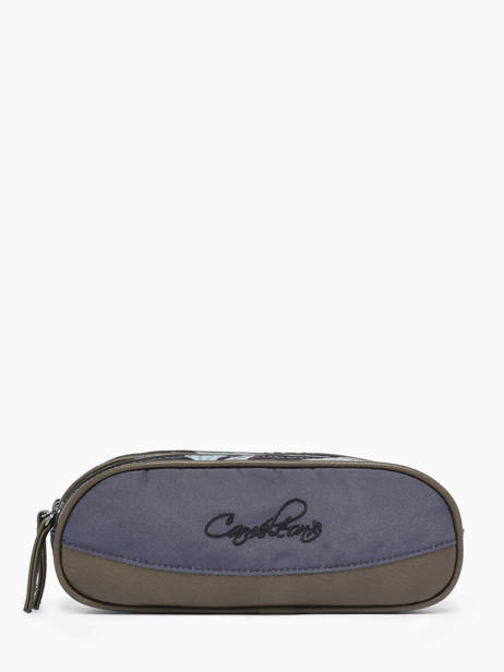 Trousse 2 Compartiments Cameleon Bleu vintage urban PBVBTROU