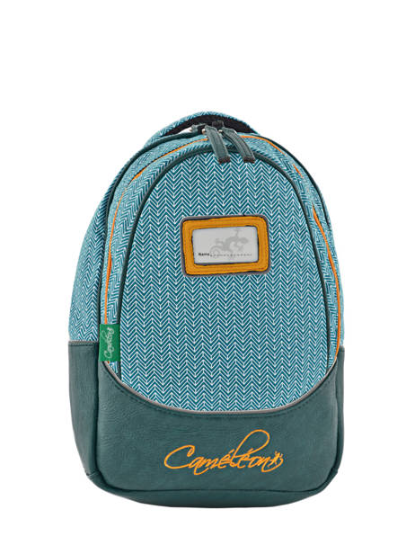 Backpack For Kids 2 Compartments Cameleon Blue retro 63039