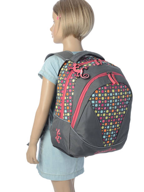 Backpack 2 Compartments Cameleon Pink new basic NBA-BOR other view 2