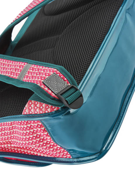 Cartable Enfant 2 Compartiments Cameleon Rose retro REV-CA35 vue secondaire 2