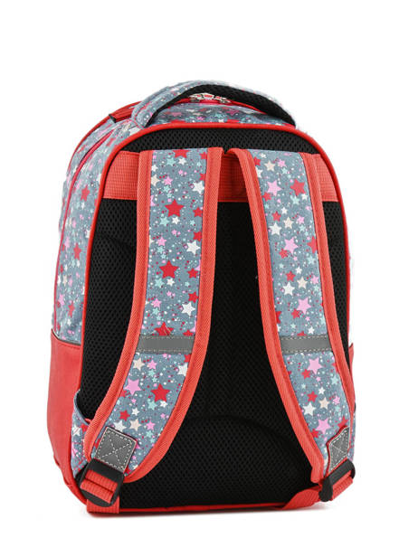 Backpack For Kids 2 Compartments Cameleon Red retro RET-PRI other view 2