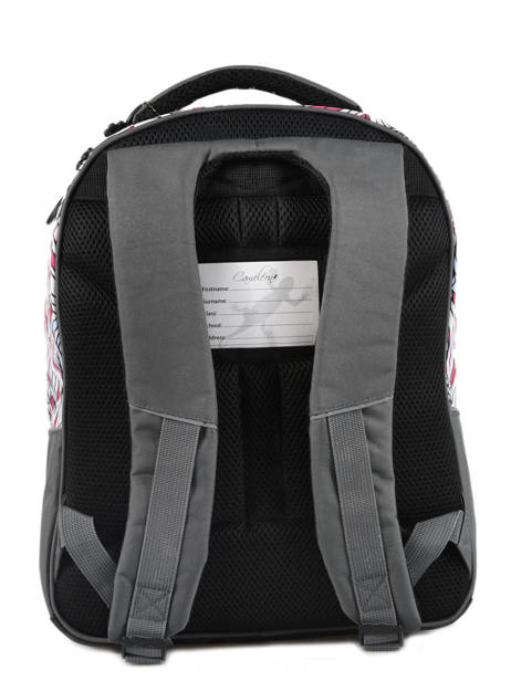 Backpack For Kids 2 Compartments Cameleon Gray actual SD43 other view 3