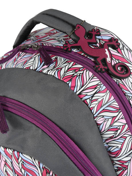 Backpack For Kids 2 Compartments Cameleon Gray actual SD43 other view 2