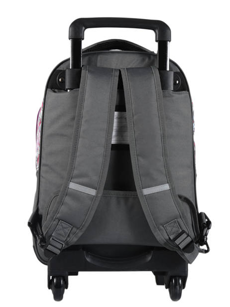 Wheeled Backpack For Kids 2 Compartments Cameleon Gray actual SR43 other view 4