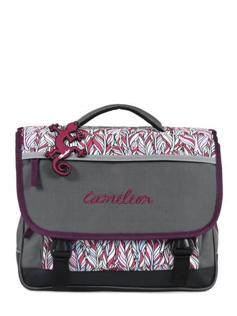 Satchel For Kids 2 Compartments Cameleon Gray actual BAS-CA35