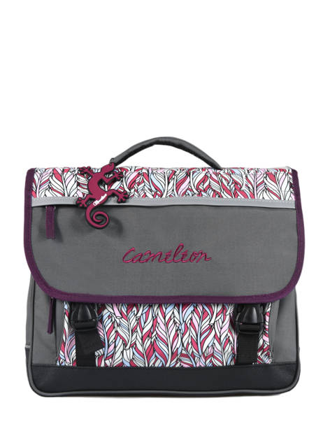 Cartable Enfant 2 Compartiments Cameleon Gris actual CA38