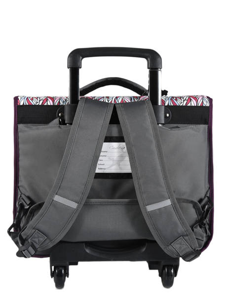 Cartable à Roulettes Enfant 2 Compartiments Cameleon Gris actual CR38 vue secondaire 3