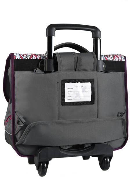 Cartable à Roulettes Enfant 2 Compartiments Cameleon Gris actual CR38 vue secondaire 4