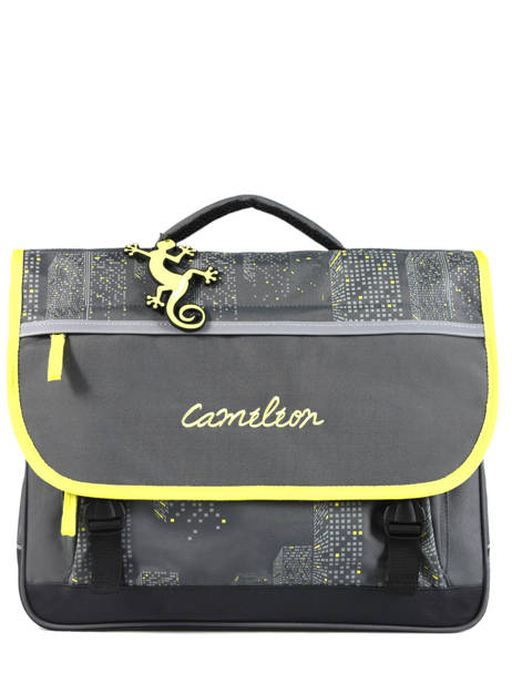Satchel For Kids 3 Compartments Cameleon Gray actual CA41
