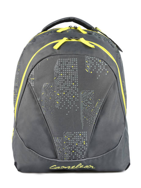 Backpack For Kids 2 Compartments Cameleon Gray actual 63624