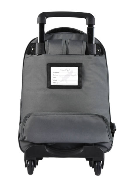 Wheeled Backpack For Kids 2 Compartments Cameleon Gray actual SR43 other view 5