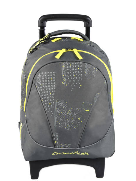 Wheeled Backpack For Kids 2 Compartments Cameleon Gray actual SR43