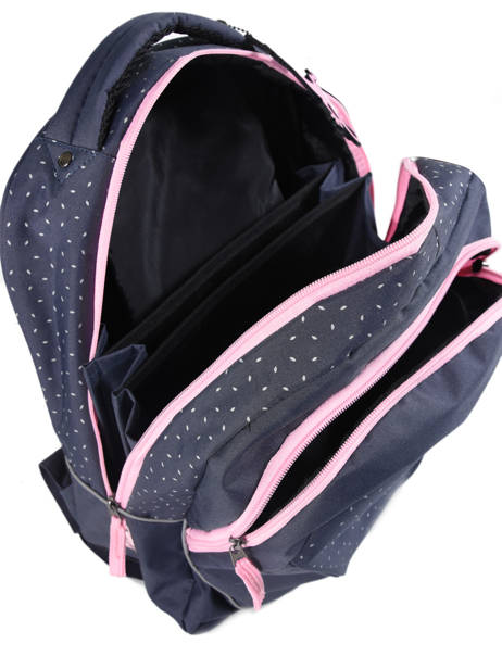 Backpack For Kids 2 Compartments Cameleon Blue actual SD43 other view 4