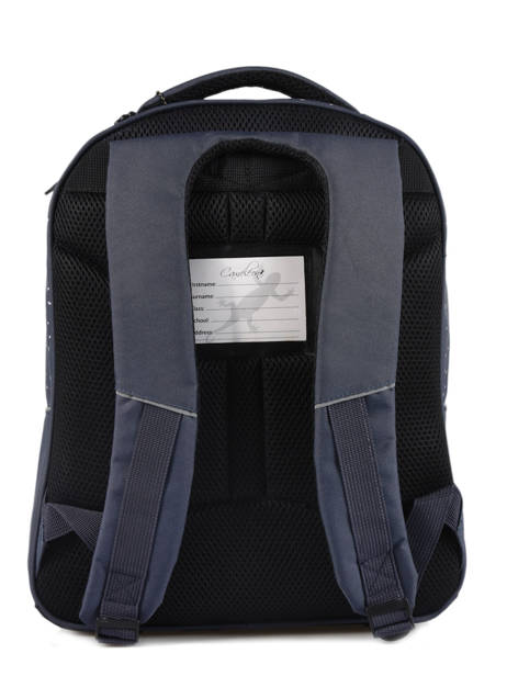 Backpack For Kids 2 Compartments Cameleon Blue actual SD43 other view 3