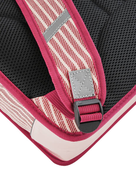 Satchel For Kids 2 Compartments Cameleon Pink retro 8086 other view 3