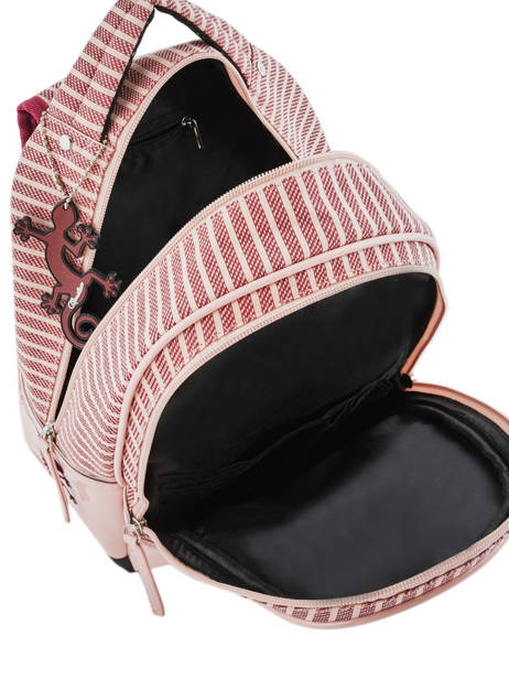 Backpack For Kids 2 Compartments Cameleon Pink retro REV-SD31 other view 5