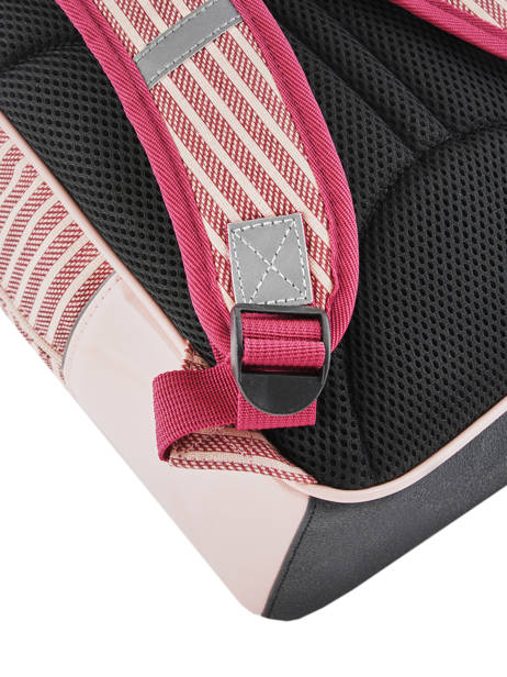 Sac à Dos Enfant 2 Compartiments Cameleon Rose retro REV-SD31 vue secondaire 3