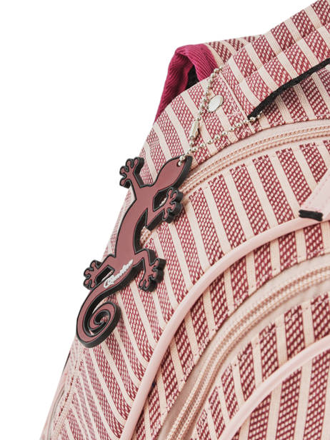 Sac à Dos Enfant 2 Compartiments Cameleon Rose retro REV-SD31 vue secondaire 2