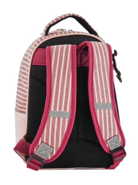 Backpack For Kids 2 Compartments Cameleon Pink retro REV-SD31 other view 4