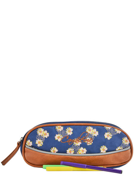 Trousse Enfant 2 Compartiments Cameleon Bleu vintage fantasy TROU vue secondaire 1