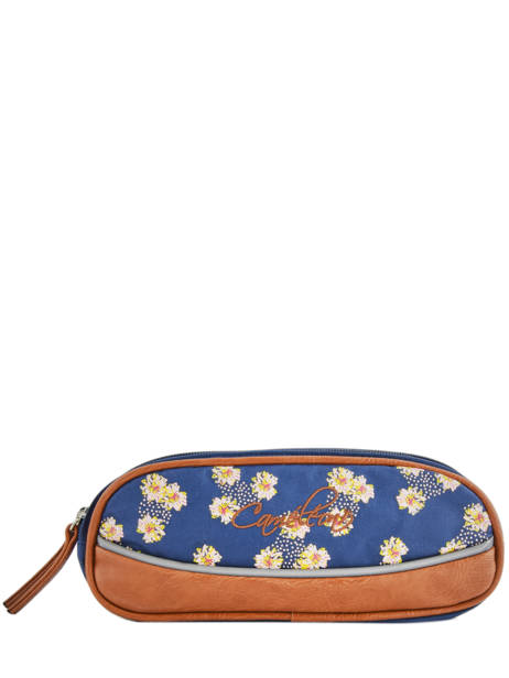 Trousse Enfant 2 Compartiments Cameleon Bleu vintage fantasy TROU