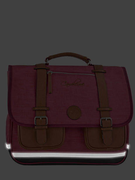 Satchel For Kids 2 Compartments Cameleon Pink vintage chine VIN-CA38 other view 6