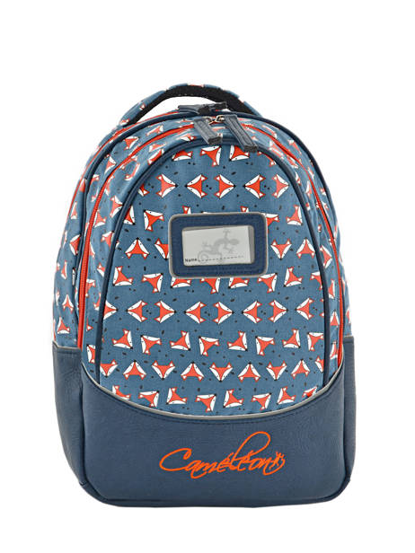 Sac à Dos Enfant 2 Compartiments Cameleon Bleu retro RET-PRI