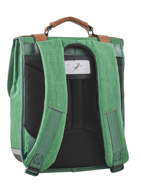 Backpack For Kids 2 Compartments Cameleon Green vintage chine VIN-SD38 other view 3