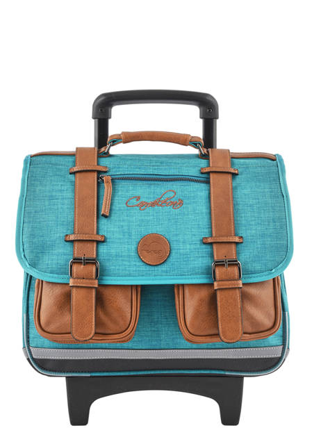 Wheeled Schoolbag For Kids 2 Compartments Cameleon Blue vintage chine VIN-CR38