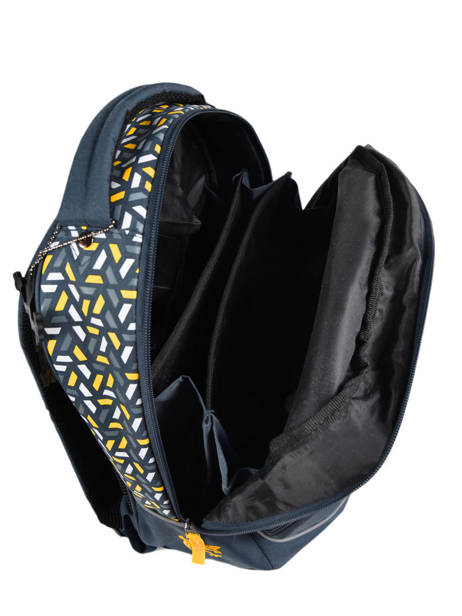 Backpack For Kids 2 Compartments Cameleon Blue actual SD43 other view 5