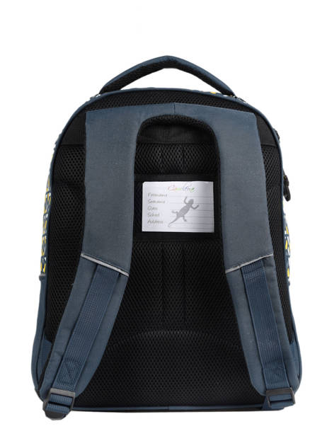 Backpack For Kids 2 Compartments Cameleon Blue actual SD43 other view 4