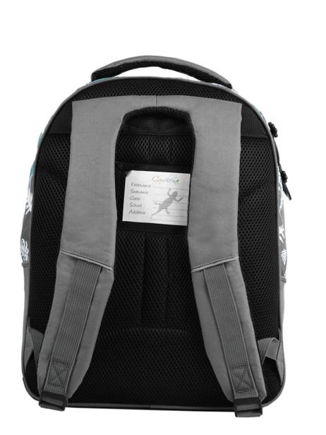 Backpack For Kids 2 Compartments Cameleon Gray actual 63624 other view 4