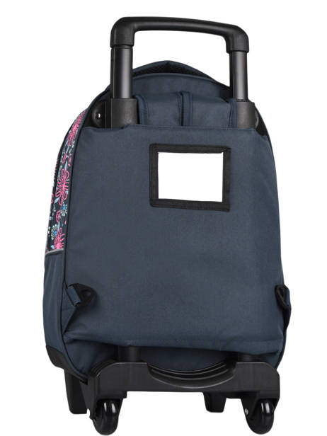 Wheeled Backpack For Kids 2 Compartments Cameleon Blue actual SR43 other view 5