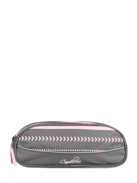 Pencil Case For Kids 2 Compartments Cameleon Gray actual TROU