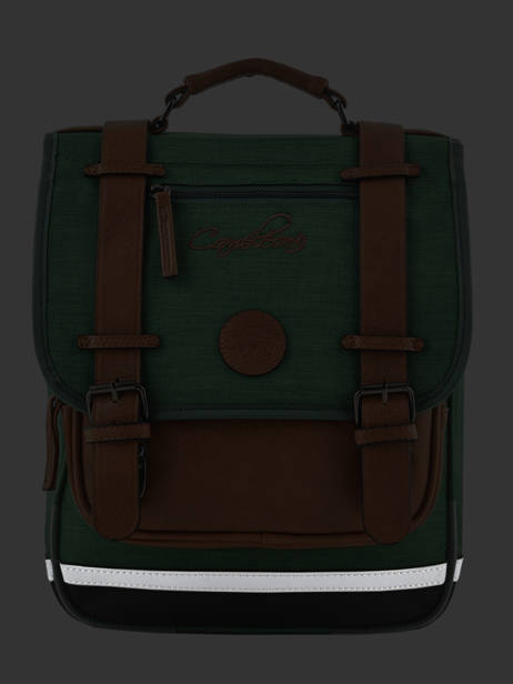 Backpack For Kids 2 Compartments Cameleon Green vintage chine VIN-SD38 other view 5