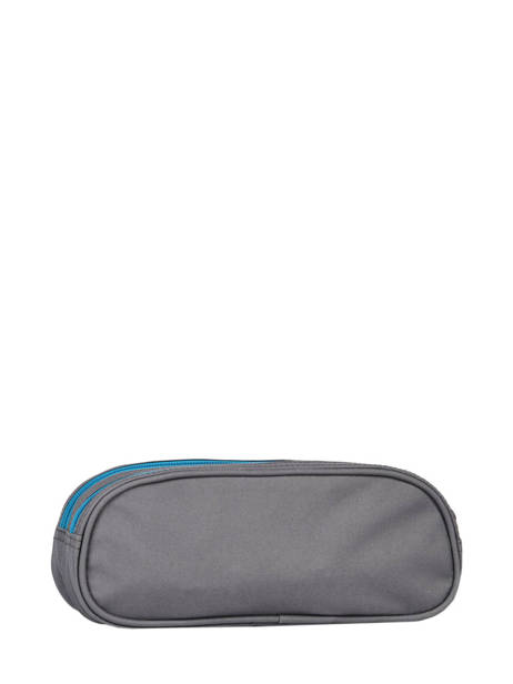 Pencil Case For Kids 2 Compartments Cameleon Gray actual TROU other view 2