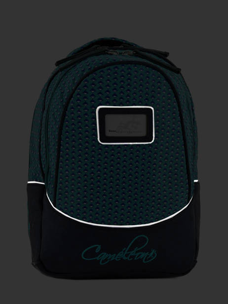 Backpack For Kids 2 Compartments Cameleon Blue retro RET-PRI other view 5