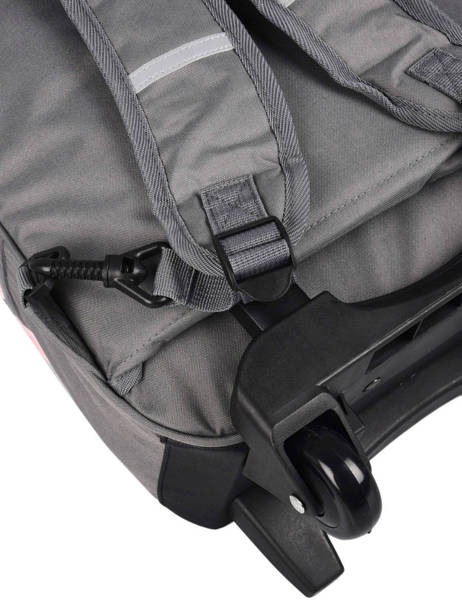 Wheeled Backpack 2 Compartments Cameleon Gray actual PBBASR43 other view 1