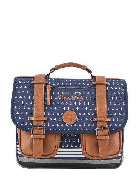 Satchel 2 Compartments Cameleon Blue vintage urban PBVBCA35